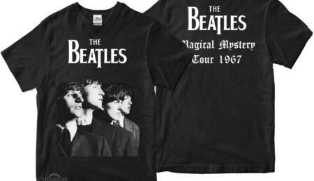 sablon kaos DTF the beatles