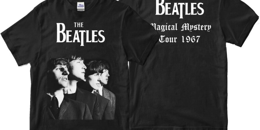 sablon kaos DTF the beatles
